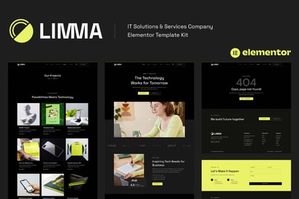 Limma – It Solutions & Services Company Elementor Template Kit Limma – It Solutions & Services Company Elementor Template Kit