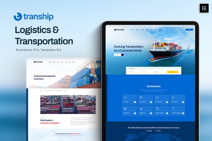Tranship – Logistics & Transportation Services Elementor Template Kit Tranship – Logistics & Transportation Services Elementor Template Kit
