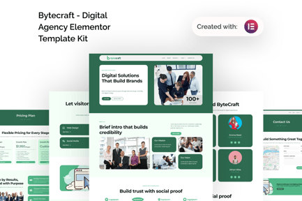 Bytecraft – Digital Agency Elementor Template Kit