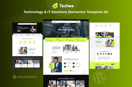 Techee – Technology & It Solutions Elementor Template Kit