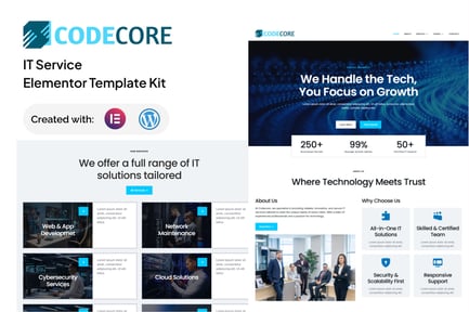 Codecore – It Service Elementor Template Kit