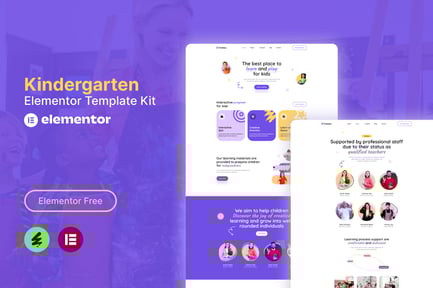 Kiddies – Kindergarten Elementor Template Kit