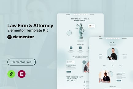 Legalize – Law Firm & Attorney Elementor Template Kit