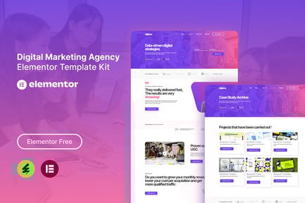 Digibuz – Digital Marketing Agency Elementor Template Kit