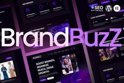 Brandbuzz – Digital Agency Elementor Kit