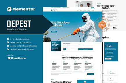 Depest – Pest Control Services Elementor Template Kit Depest – Pest Control Services Elementor Template Kit