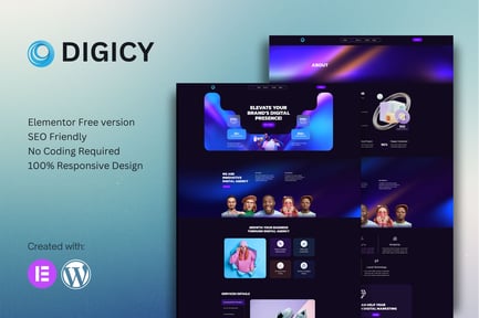Digicy – Digital Marketing Agency Elementor Template Kit Digicy – Digital Marketing Agency Elementor Template Kit
