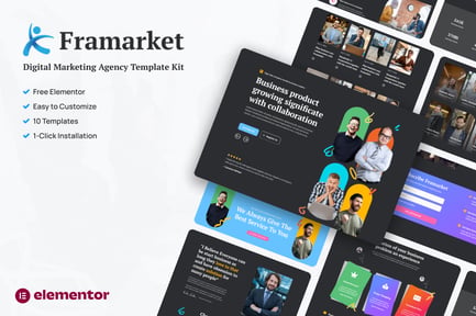 Framarket – Digital Marketing Elementor Template Kit Framarket – Digital Marketing Elementor Template Kit