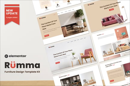 Rumma – Furniture Interior Elementor Template Kit Rumma – Furniture Interior Elementor Template Kit