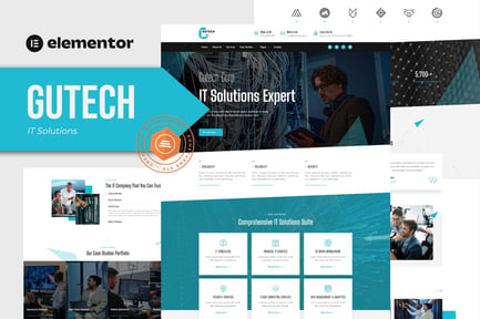 Gutech – It Solutions Elementor Template Kit Gutech – It Solutions Elementor Template Kit