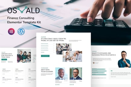 Osvald – Finance Consulting Elementor Pro Template Kit