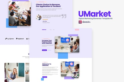 Umarket – Digital Marketing Elementor Template Kit