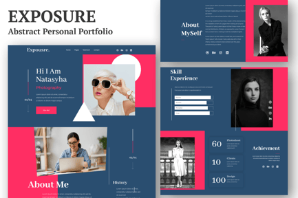 Exposure – Personal Portfolio Elementor Template Kit