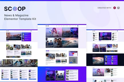 Scoop – News & Magazine Elementor Pro Template Kit