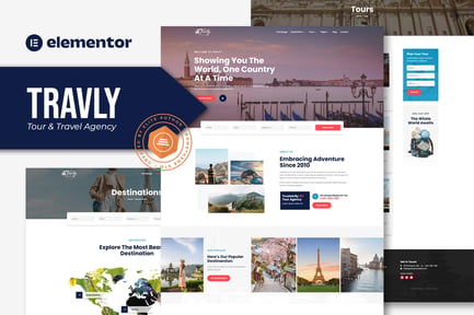 Travly – Tour & Travel Agency Elementor Template Kit Travly – Tour & Travel Agency Elementor Template Kit