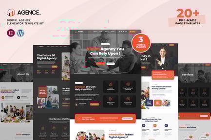 Agence – Digital Agency Elementor Pro Template Kit