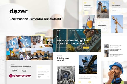 Dozer – Construction Elementor Template Kit Dozer – Construction Elementor Template Kit