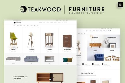 Teakwood – Furniture Shop Elementor Pro Template Kit Teakwood – Furniture Shop Elementor Pro Template Kit