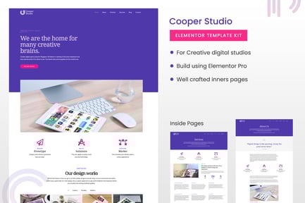Cooper Studio Elementor Template Kit