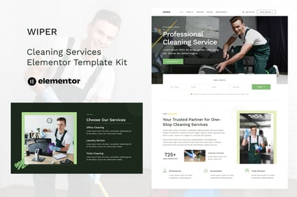 Wiper – Cleaning Services Elementor Template Kit Wiper – Cleaning Services Elementor Template Kit
