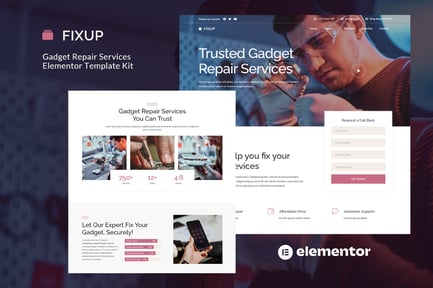 Fixup – Gadget Repair Services Elementor Template Kit Fixup – Gadget Repair Services Elementor Template Kit