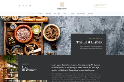 Loco Restaurant – Template Kit