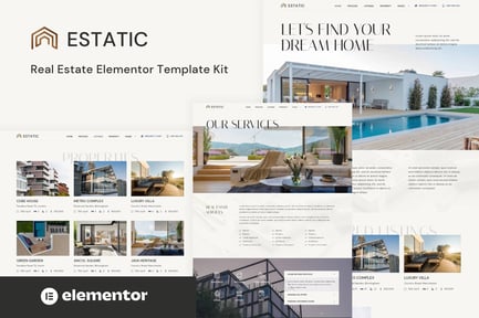 Estatic – Real Estate Elementor Template Kit