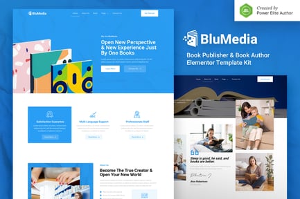 Blumedia – Book Publisher & Book Author Elementor Template Kit