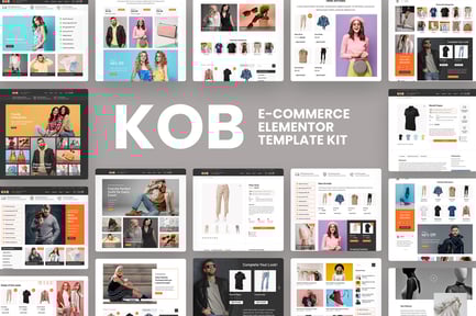 Kob – E-Commerce Elementor Pro Template Kit