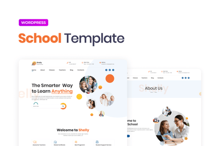 Shelly – School Template Kit For Elementor Shelly – School Template Kit For Elementor