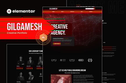 Gilgamesh – Creative Portfolio Elementor Template Kit