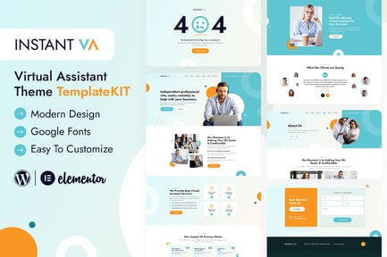 Instant Va – Virtual Assistant Elementor Template Kit Instant Va – Virtual Assistant Elementor Template Kit