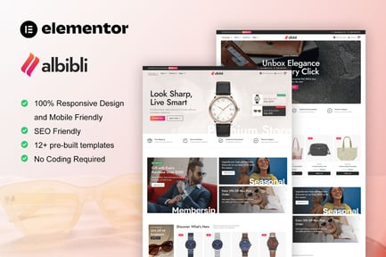 Albibli – Multipurpose Woocommerce Store Elementor Template Kit