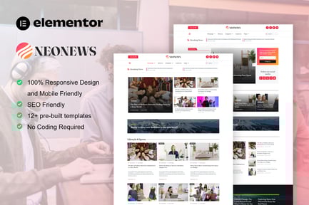 Neonews – News & Magazine Elementor Template Kit