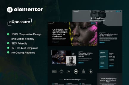 Expossure – Photography & Portfolio Elementor Template Kit