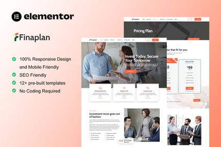 Finaplan – Finance & Investment Elementor Template Kit Finaplan – Finance & Investment Elementor Template Kit