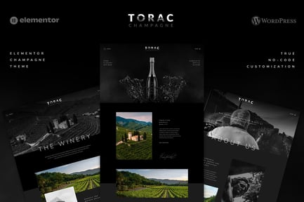 Torac – Champagne Elementor Template Kit