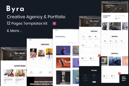 Byra – Creative Agency & Modern Portfolio Elementor Template Kit Byra – Creative Agency & Modern Portfolio Elementor Template Kit