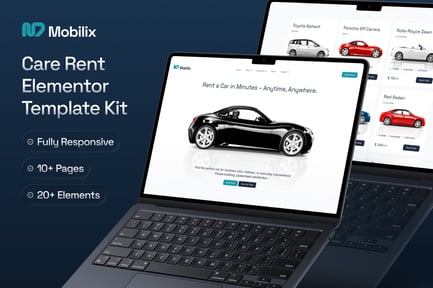 Mobilix – Car Rent Elementor Template Kit