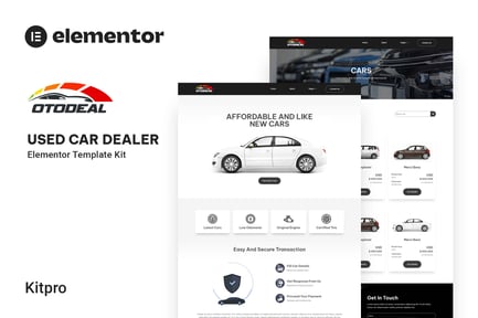 Otodeal – Used Car Dealer Elementor Template Kit Otodeal – Used Car Dealer Elementor Template Kit