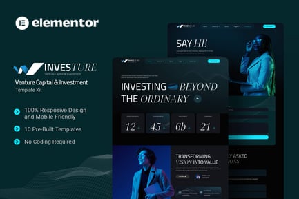 Investure – Venture Capital & Investment Elementor Template Kit Investure – Venture Capital & Investment Elementor Template Kit