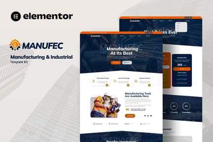 Manufec – Manufacturing & Industrial Elementor Template Kit Manufec – Manufacturing & Industrial Elementor Template Kit