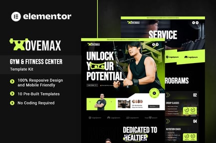 Movemax – Gym & Fitness Center Elementor Template Kit