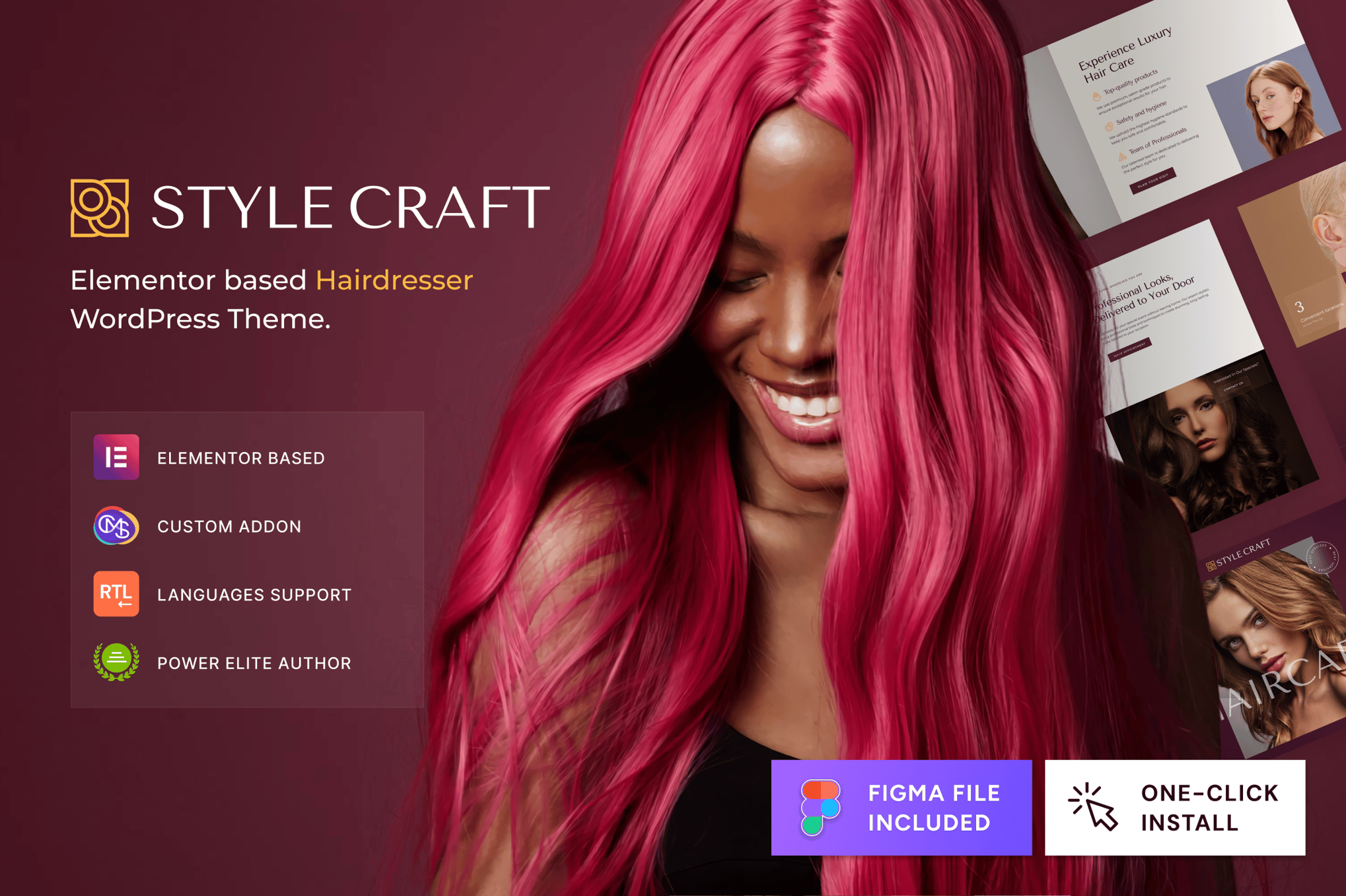 Style Craft – Hairdresser & Hair Salon Theme