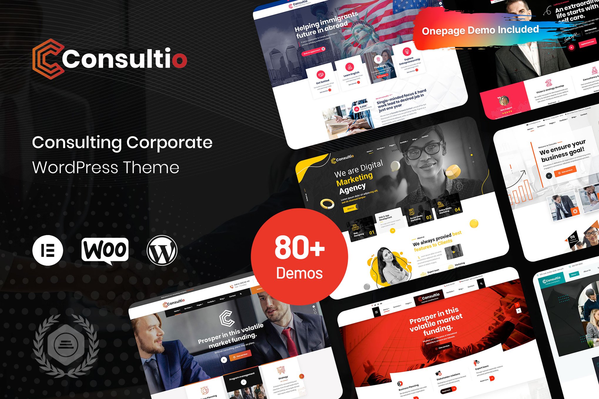 Consultio – Consulting Corporate Wordpress Theme