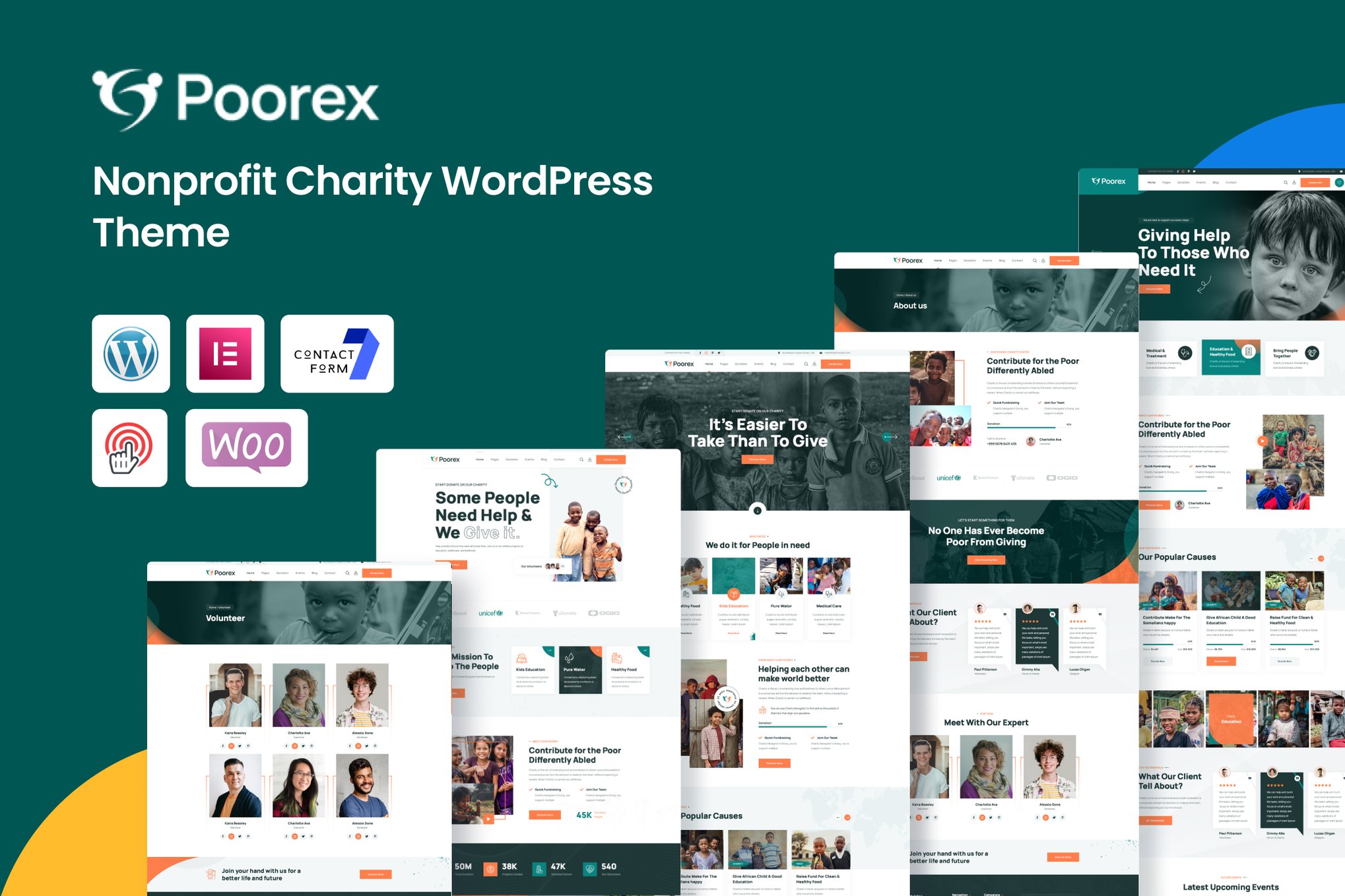 Poorex – Nonprofit Charity Wordpress Theme