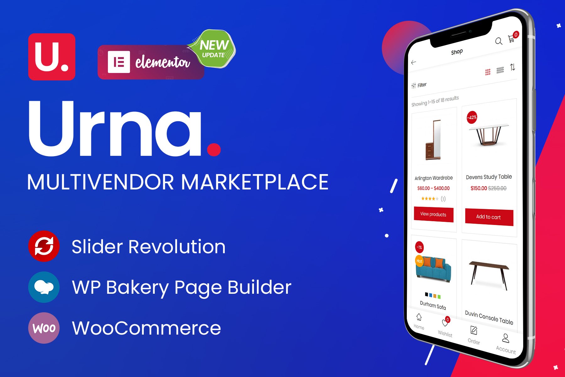 Urna – All-In-One Woocommerce Wordpress Theme