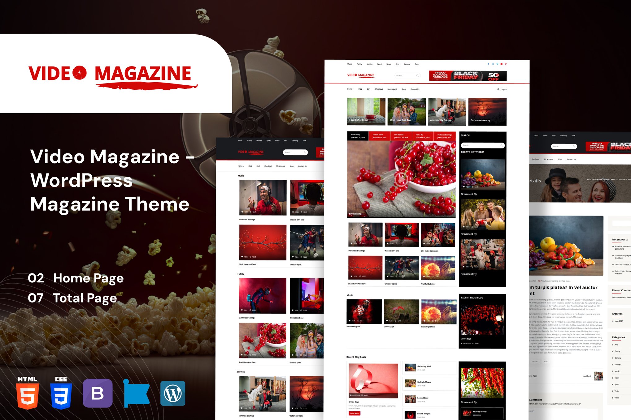 Video Magazine – Wordpress Magazine Theme
