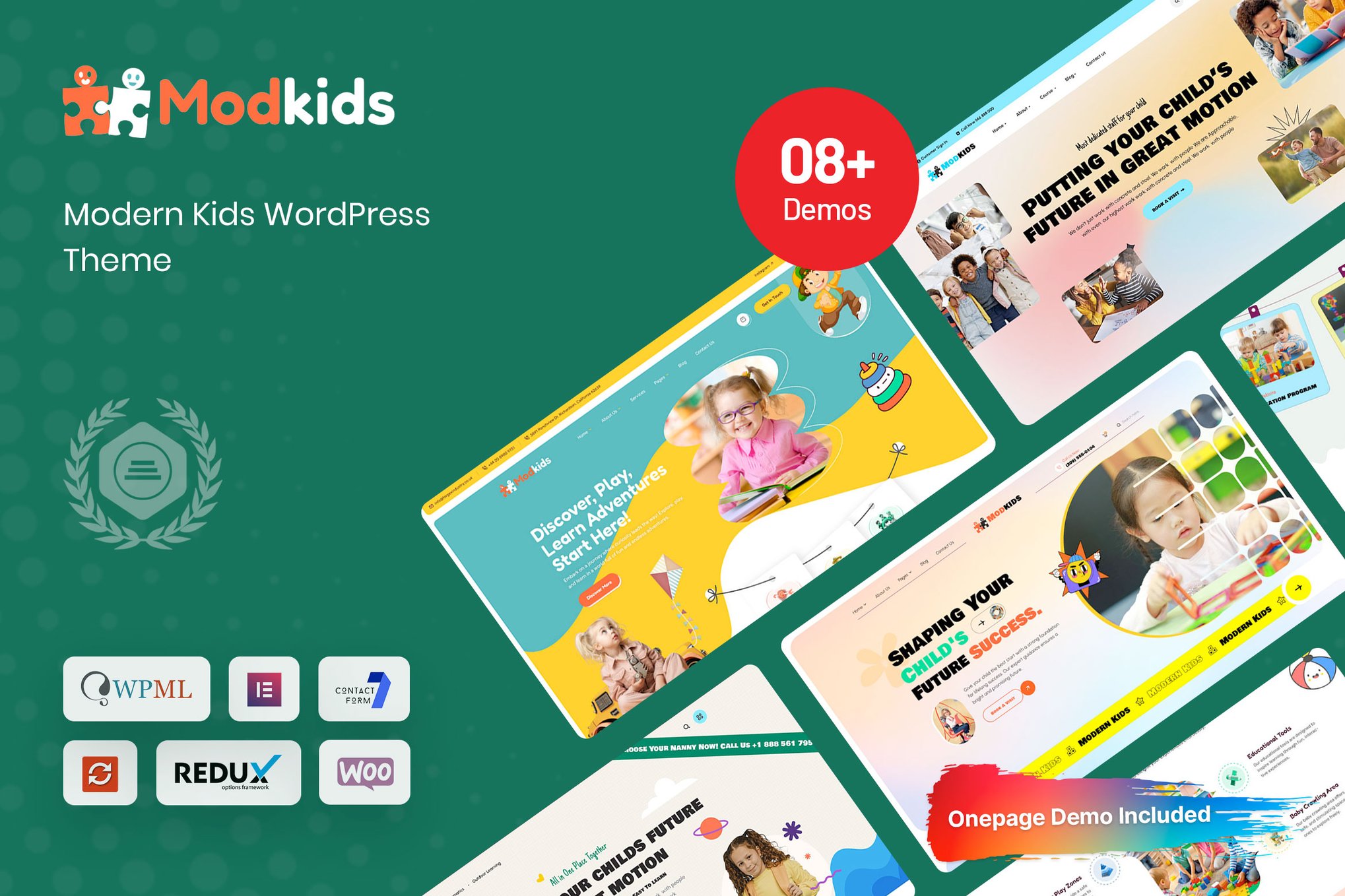 Modkids – Modern Kids Wordpress Theme