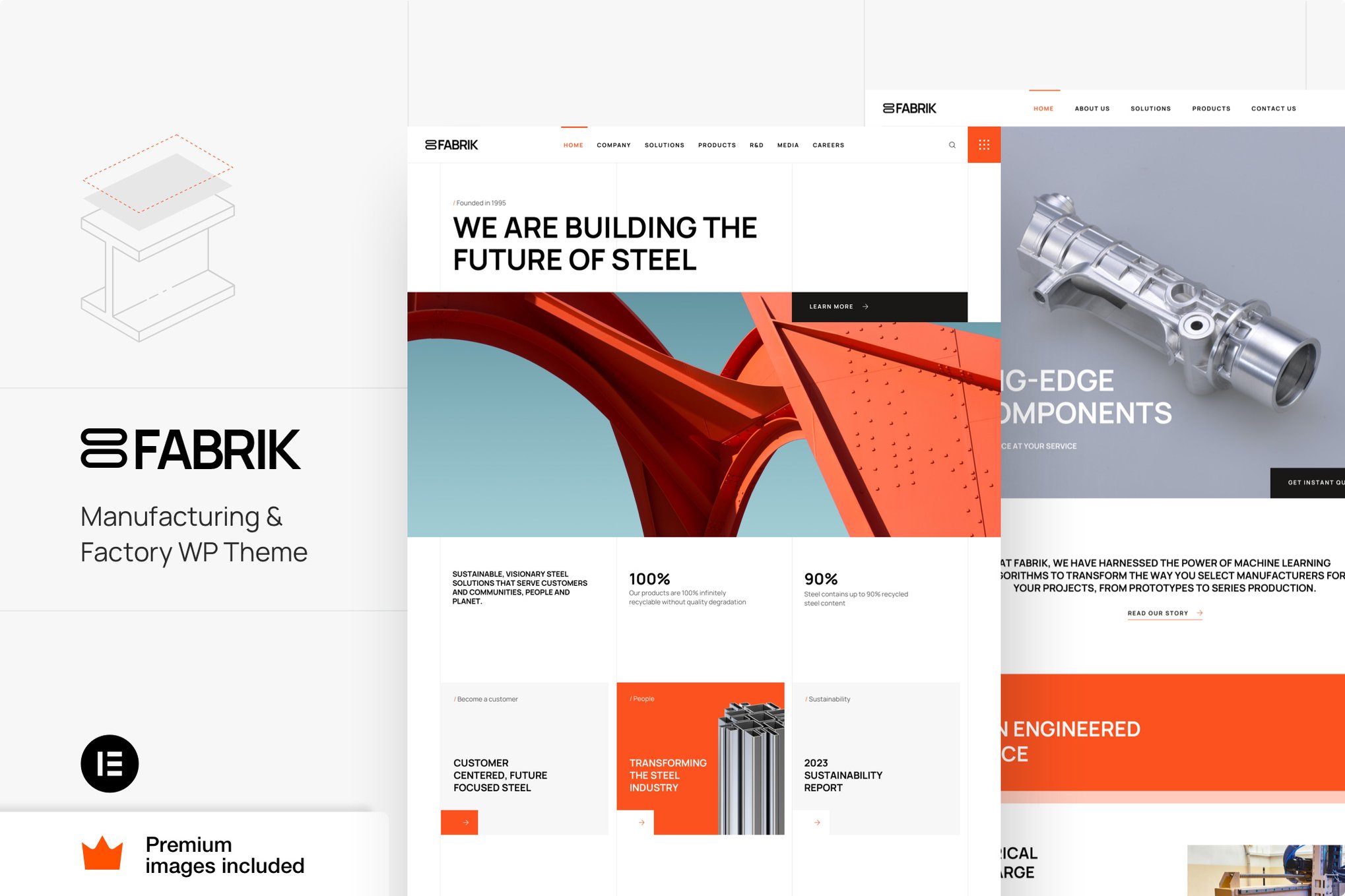 Fabrik – Industry Industrial Factory Wordpress